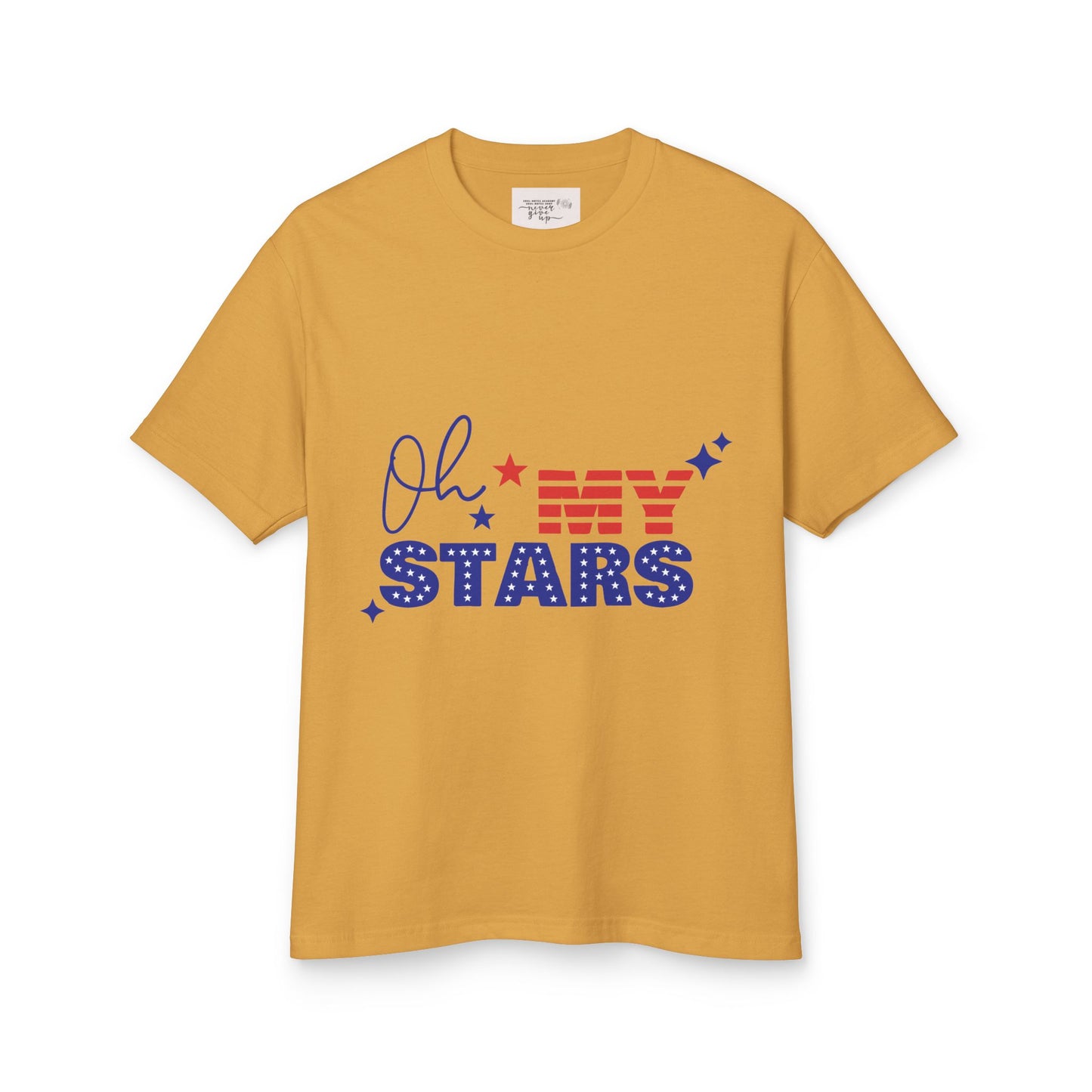 Patriotic Statement Tee - "Oh My Stars" Design