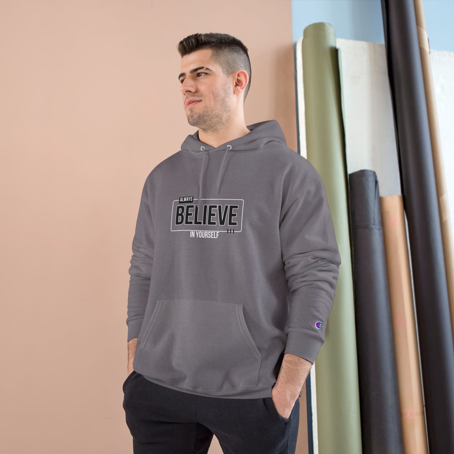 Inspirational 'Always Believe in Yourself' Hoodie for Motivation