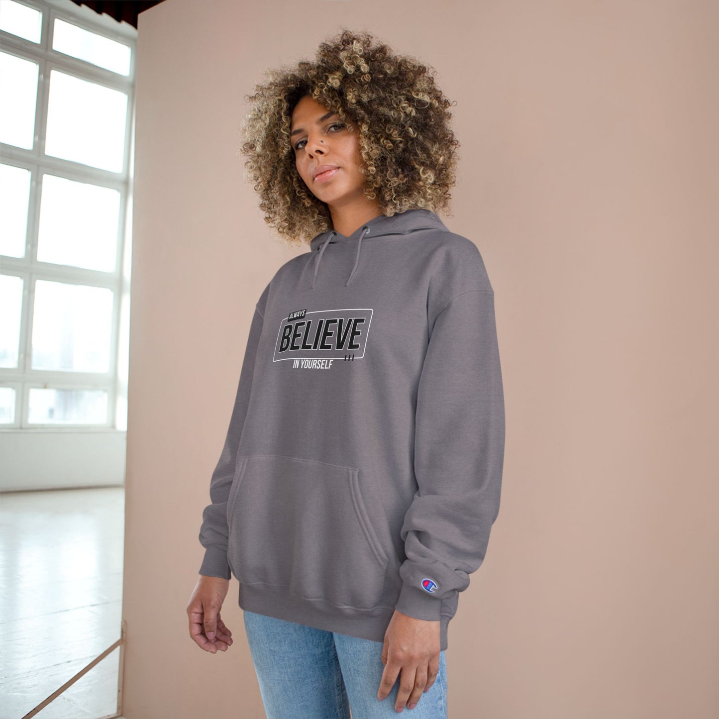 Inspirational 'Always Believe in Yourself' Hoodie for Motivation