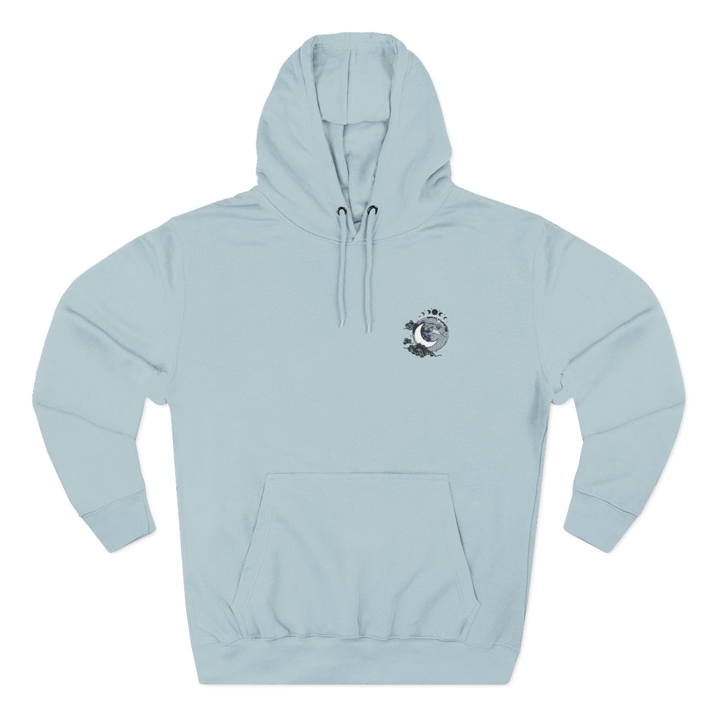Three-Panel Fleece Hoodie