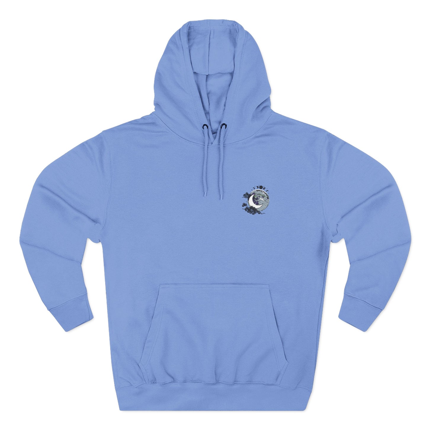 Three-Panel Fleece Hoodie