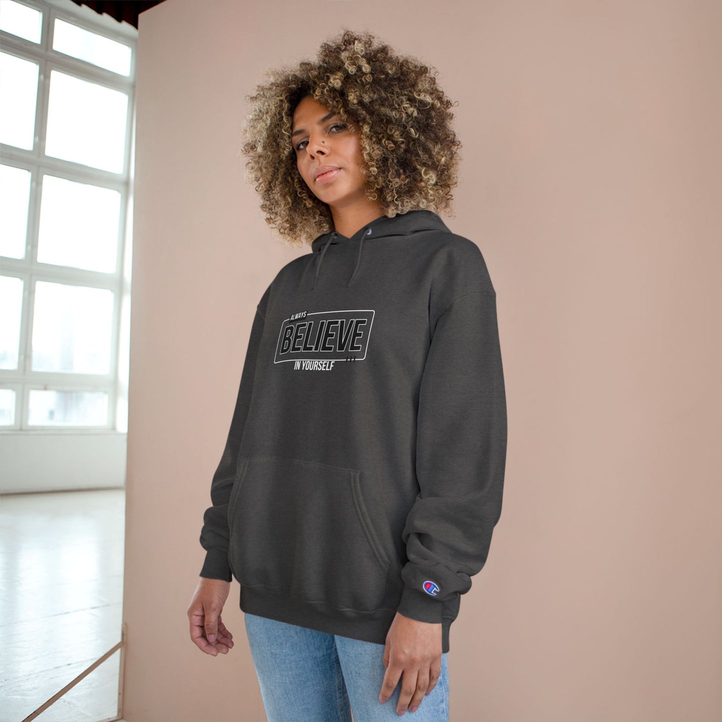 Inspirational 'Always Believe in Yourself' Hoodie for Motivation