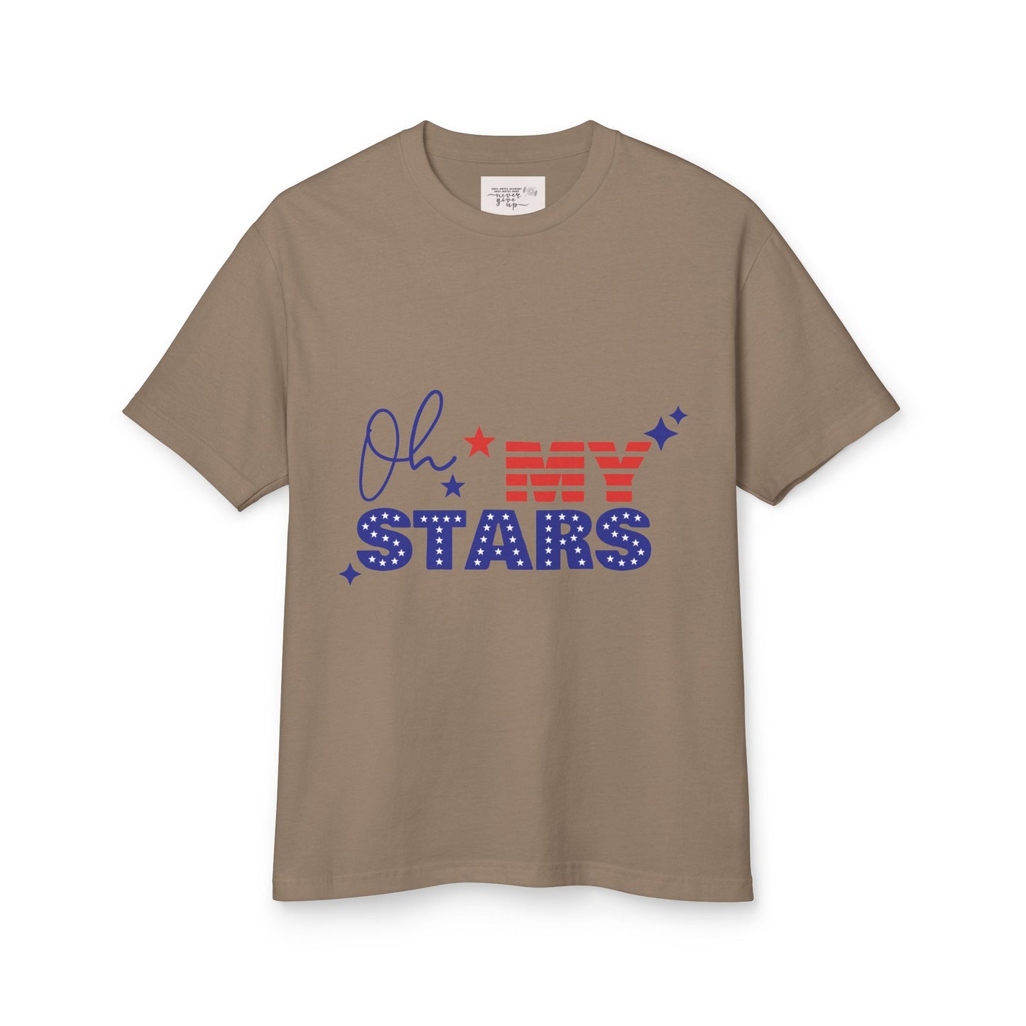 Patriotic Statement Tee - "Oh My Stars" Design