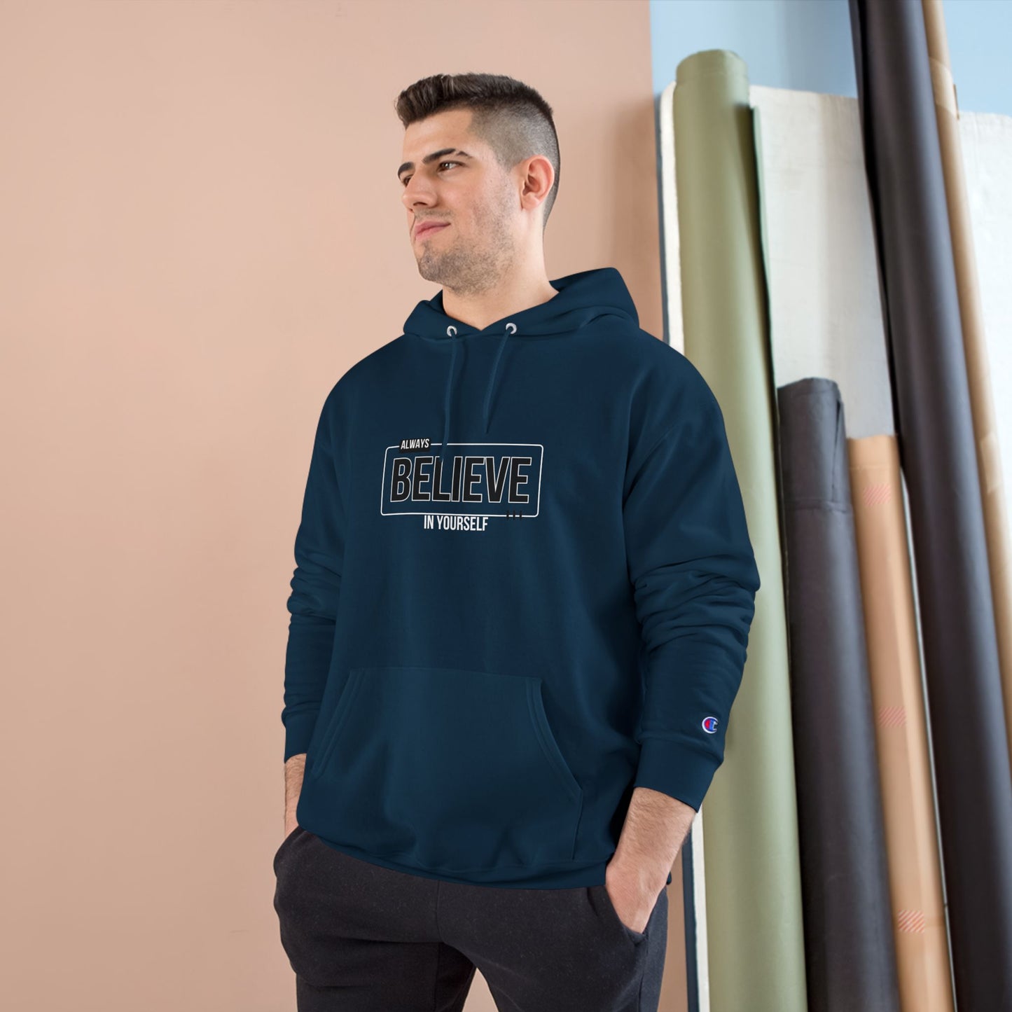 Inspirational 'Always Believe in Yourself' Hoodie for Motivation