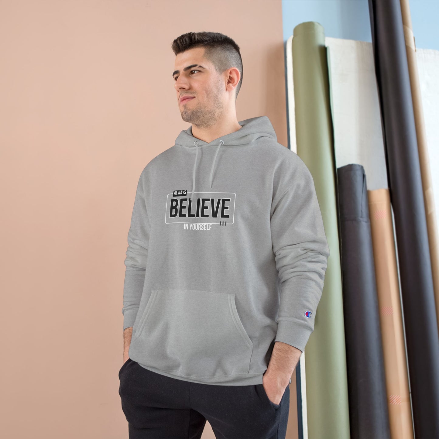 Inspirational 'Always Believe in Yourself' Hoodie for Motivation