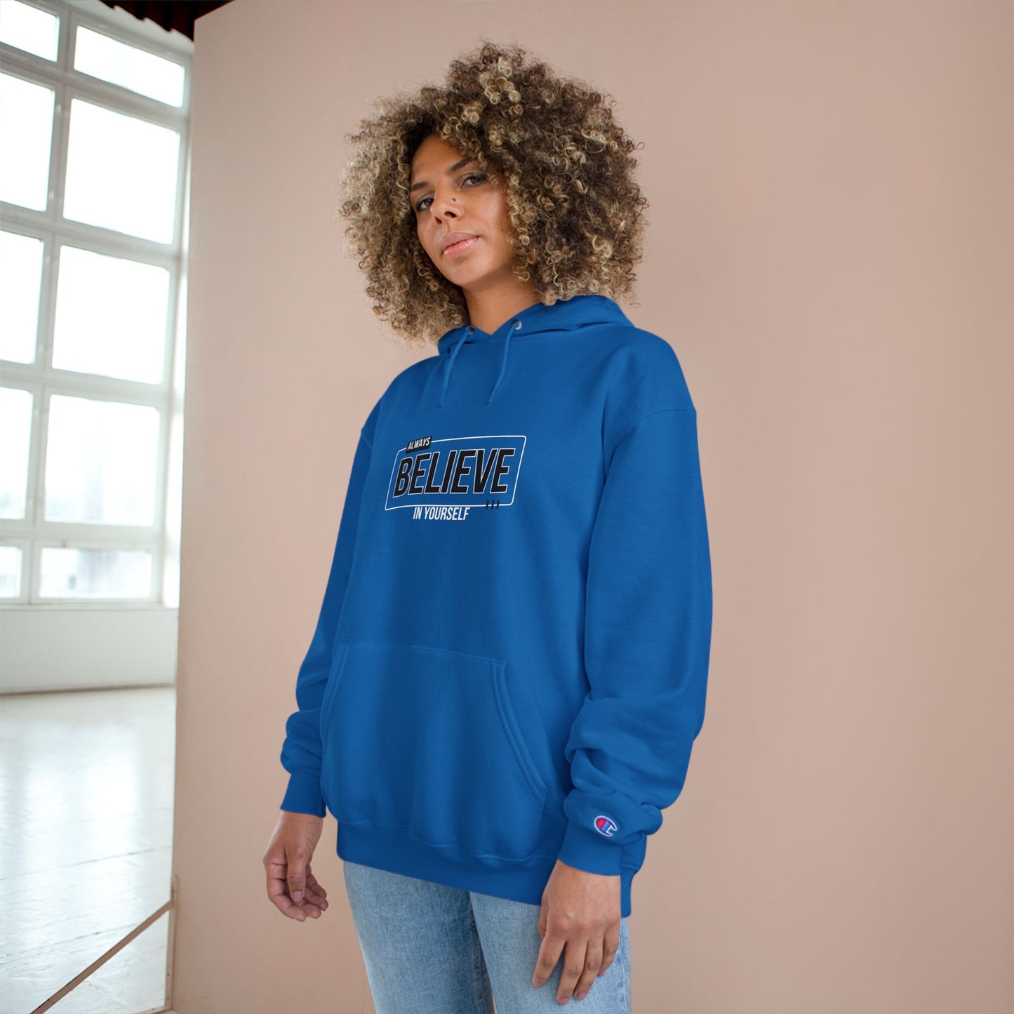 Inspirational 'Always Believe in Yourself' Hoodie for Motivation