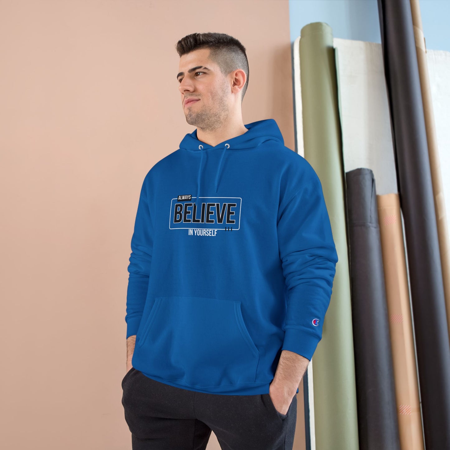 Inspirational 'Always Believe in Yourself' Hoodie for Motivation
