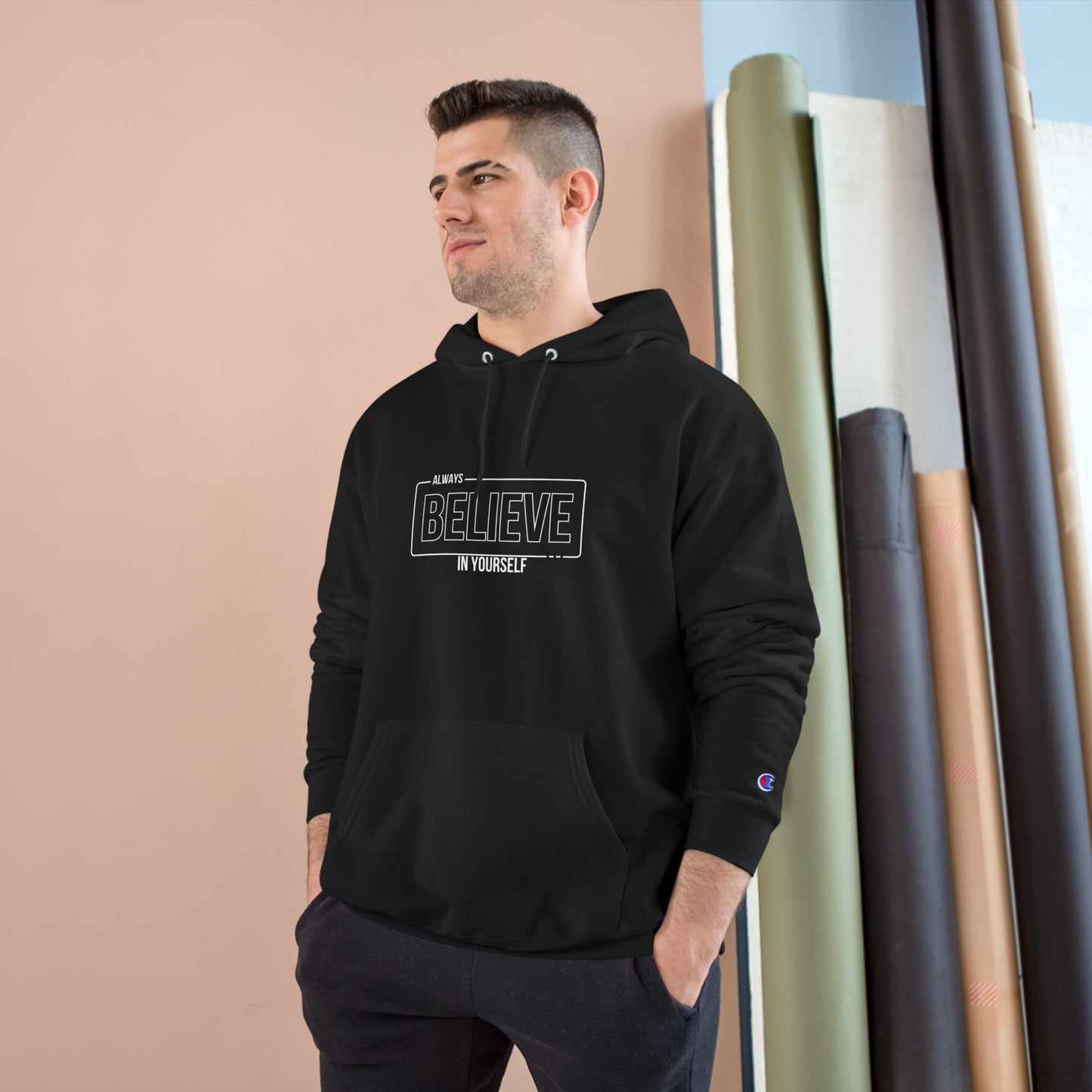 Inspirational 'Always Believe in Yourself' Hoodie for Motivation