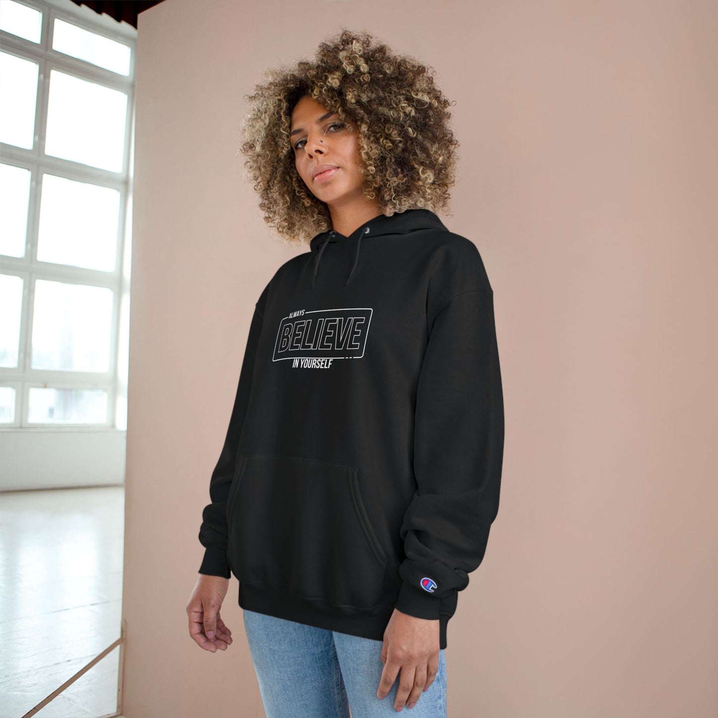 Inspirational 'Always Believe in Yourself' Hoodie for Motivation