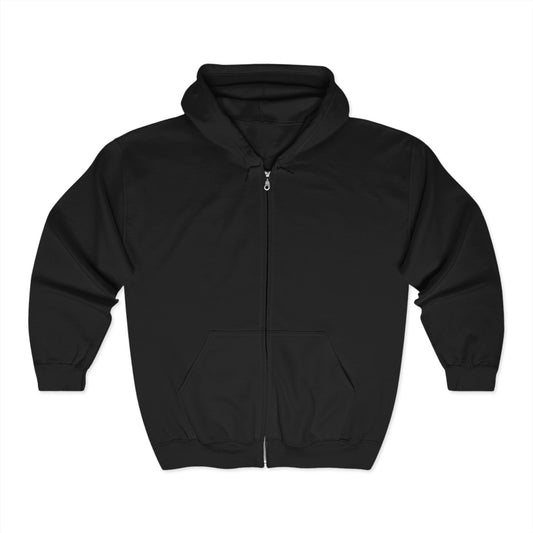 Inspirational Sun Design Full Zip Hoodie for Comfort and Motivation