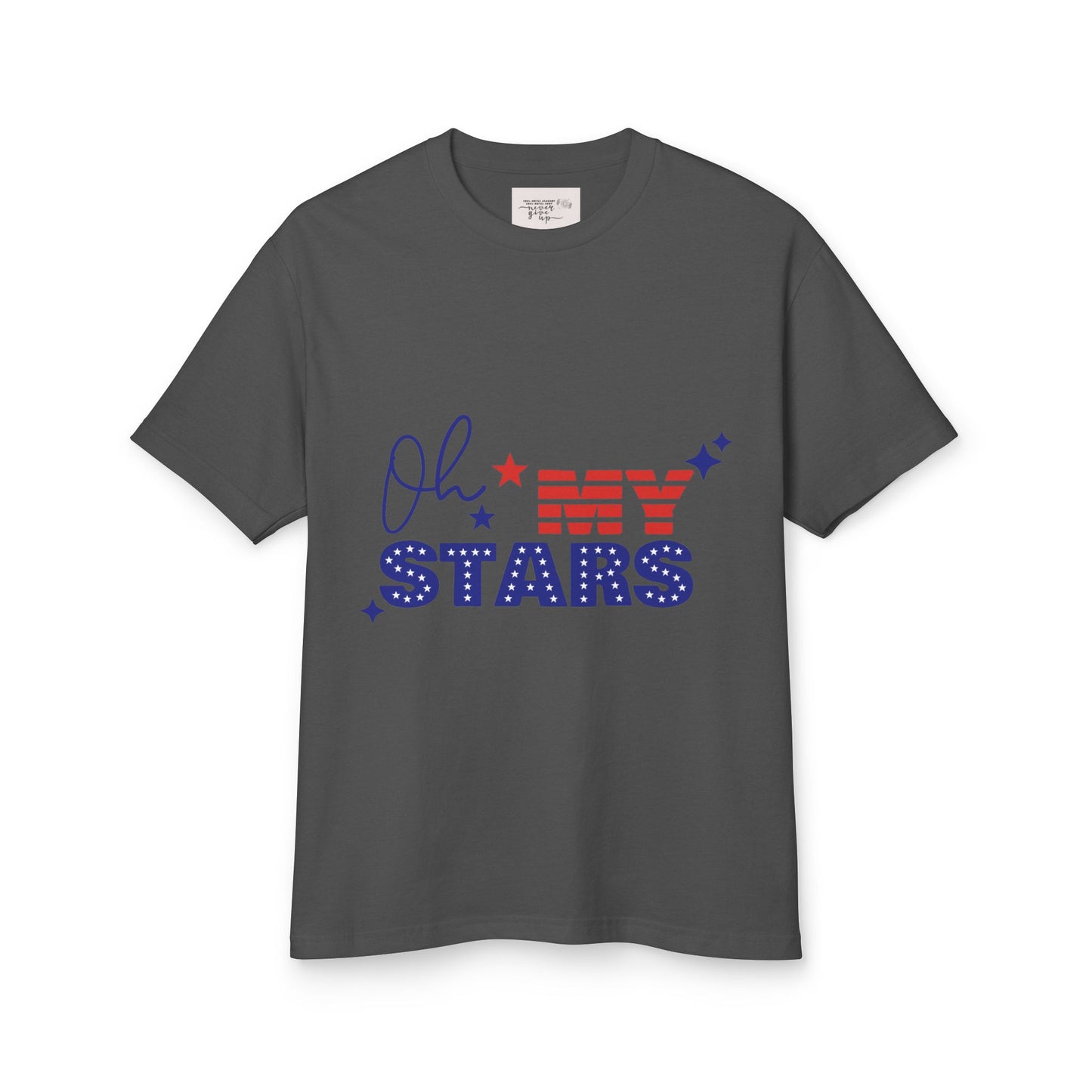 Patriotic Statement Tee - "Oh My Stars" Design